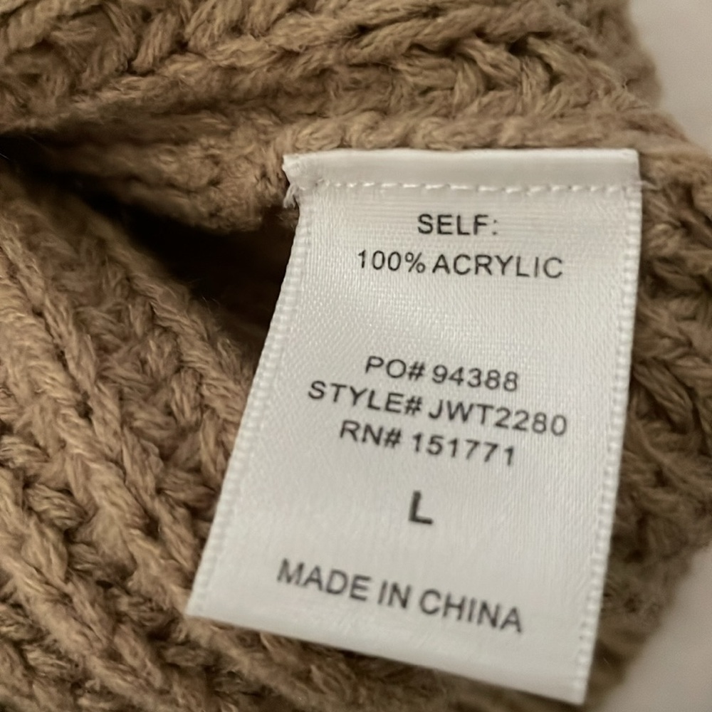 Sophia Knit Sweater Tan - Picture 6 of 6